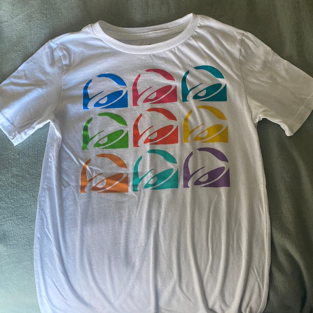 White Taco Bell Tee